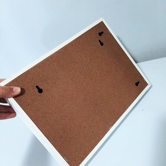 Quadro Porta Desenho Infantil A4 | Madeira Proteção Acrílica