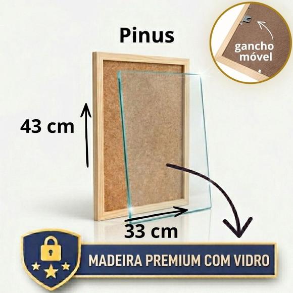 Quadro Recepção Chá Revelação Árvore de Digitais Ele ou Ela