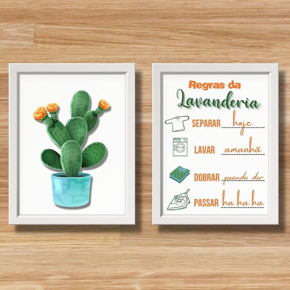 Quadros Decorativos Lavanderia Frases Divertidas Humor 30x40