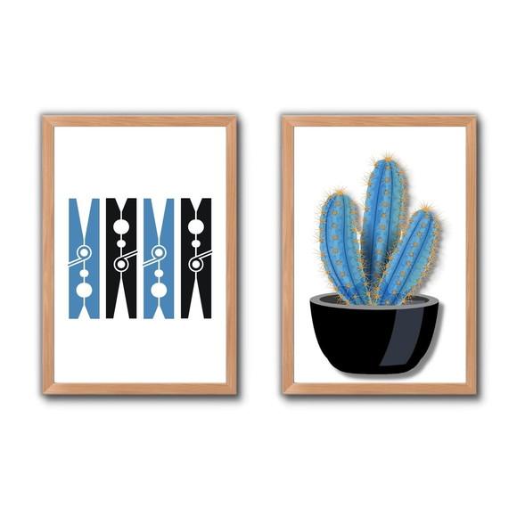 Quadros Decorativos Lavanderia Area de Serviço Moldura/vidro
