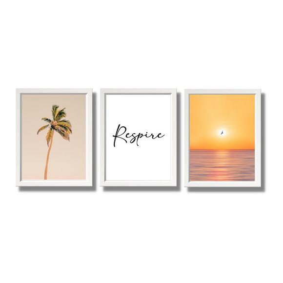 Quadros Decorativos para Quarto de Casal c/ Moldura 33x43cm