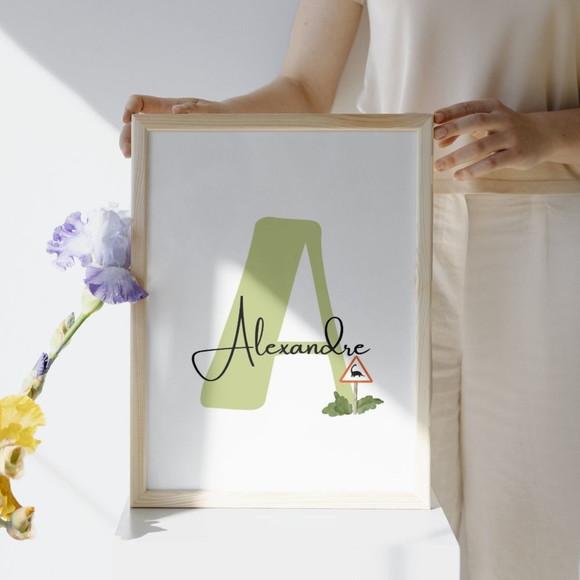 Quadros Dinossauro Quarto de Menino Infantil Personalizado