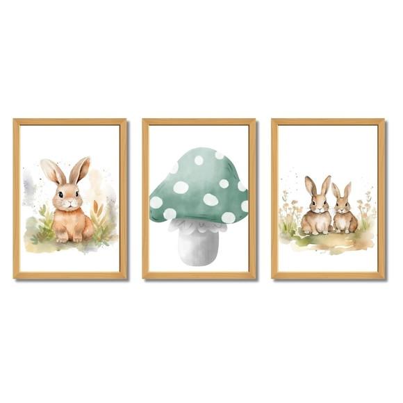Quadros Personalizados para Decoração de Bebê c Vidro 33x43