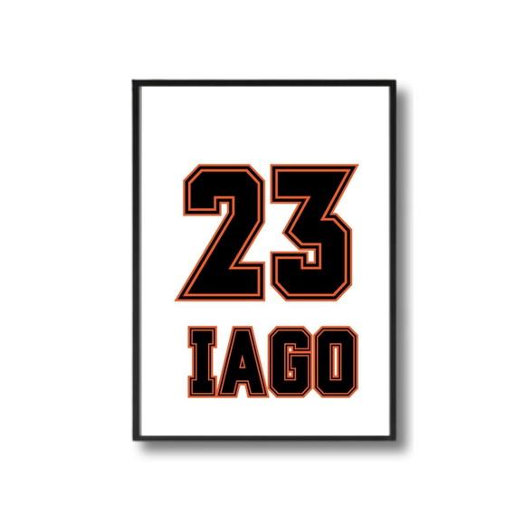 Quadros Quarto de Menino Basquete Moldura com Vidro 33x43cm