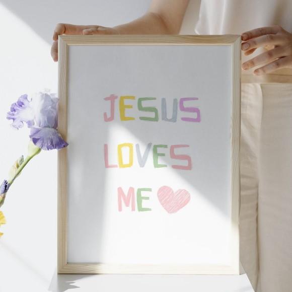 Quadros Religiosos para Quarto de Bebê Moldura com Vidro