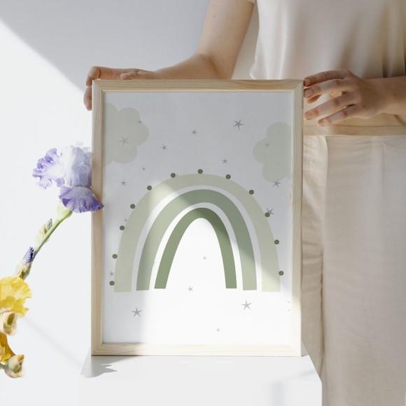 Quadros Safari Personalizados com Vidro | Decoração Infantil