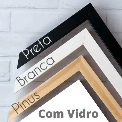 kit de quadros para quarto de menina com moldura e vidro
