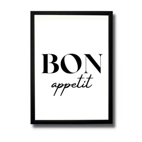 Kit Quadros para Cozinhas Modernas Bon Apetit Abacaxi 33x43