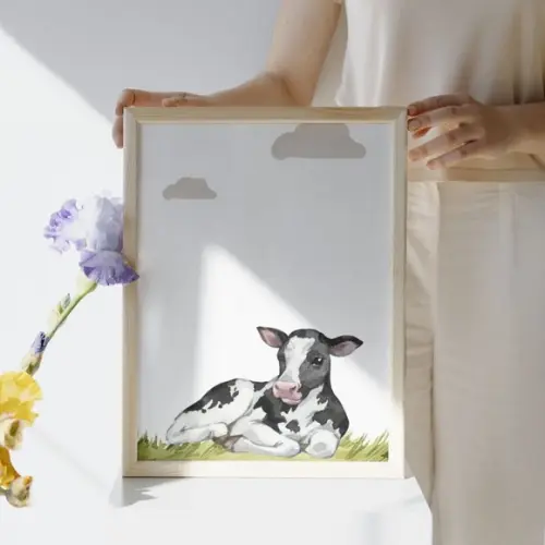Kit Quadros Tema Fazendinha | Animais da Fazenda + Nome