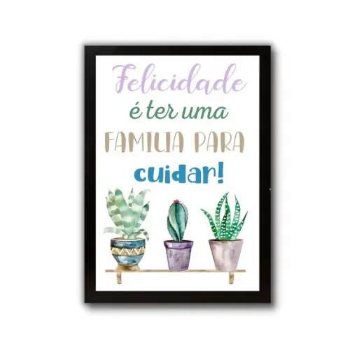 Quadrinho Decorativo Lavanderia com Moldura e Vidro 30x40cm