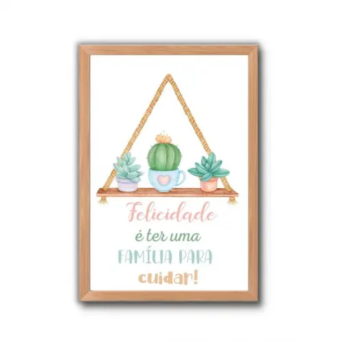 Quadrinho Decorativo Lavanderia Moldura 30x40 com Vidro