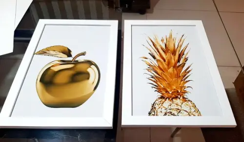 Quadrinhos para Cozinha Moderno 20x30 com Moldura e Vidro