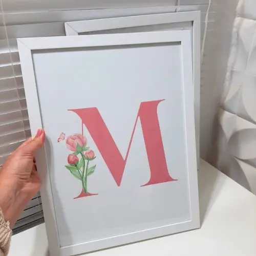 Quadro Borboleta Quarto Infantil Menina Personalizado 33x43
