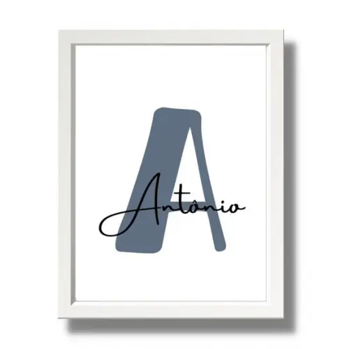 Quadro Decorativo Arte Arca de Noé para Crianças 23x33 com