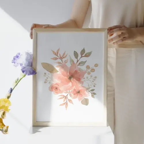 Quadro Decorativo Infantil Feminino Borboleta com Versículo