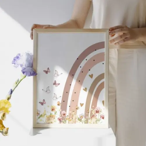 Quadro Decorativo Infantil Menina Quarto Bebê