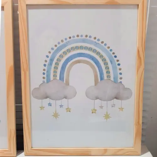 Quadro Decorativo Quarto Infantil Menino Urso Personalizado