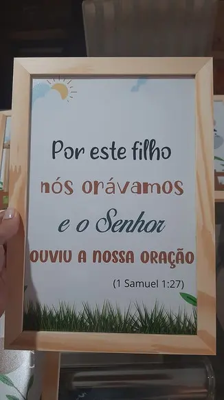 Quadro Infantil Decorativo Fazendinha com Nome 20x30 C/vidro