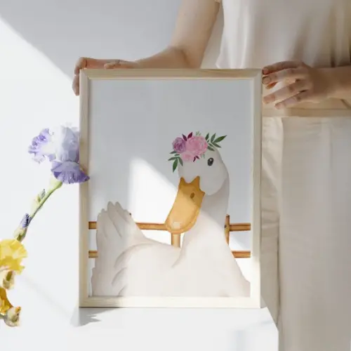 Quadro Infantil Fazendinha | Decoração Quarto Bebê Menina