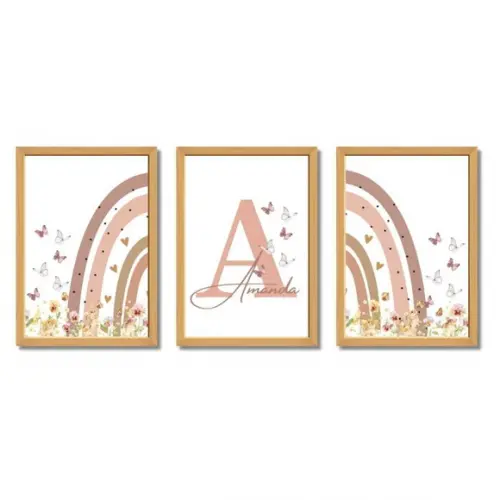 Quadro Personalizado Menina Infantil Quarto Bebê Fofo