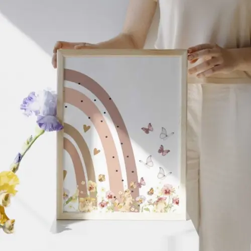 Quadro Personalizado Menina Infantil Quarto Bebê Fofo