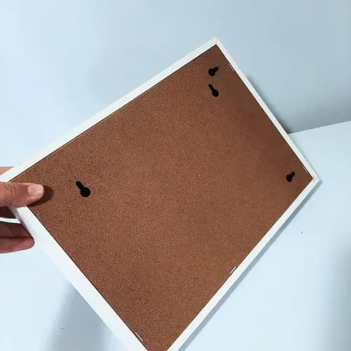 Quadro Porta Desenho Infantil A4 | Madeira Proteção Acrílica