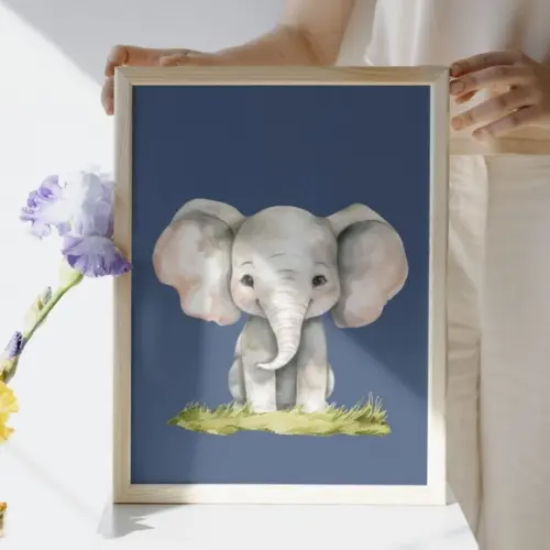 Quadro Safari Infantil Personalizado | Decoração para Quarto