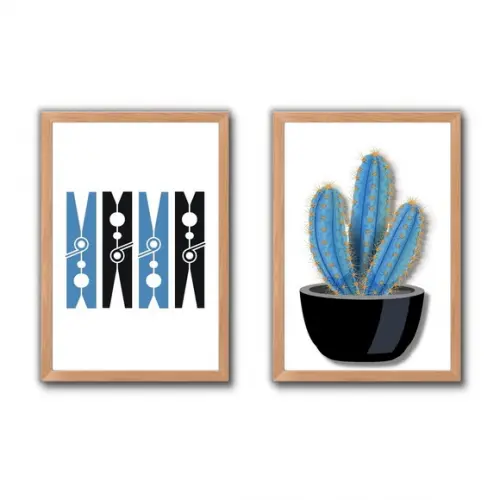 Quadros Decorativos Lavanderia Area de Serviço Moldura/vidro
