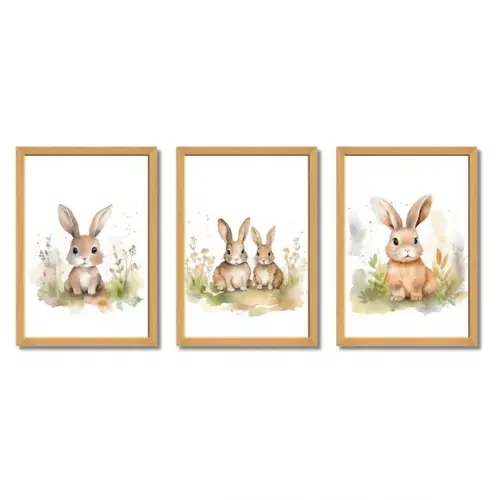 Quadros Decorativos para Quarto Infantil Feminino Delicado
