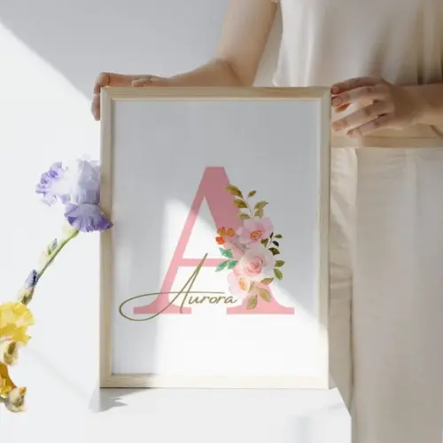 Quadros Decorativos Quarto de Menina Personalizado Borboleta
