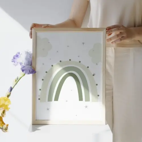 Quadros Safari Personalizados com Vidro | Decoração Infantil