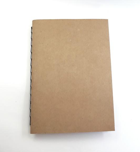 2 Cadernos Pontilhados A5 Capa Kraft