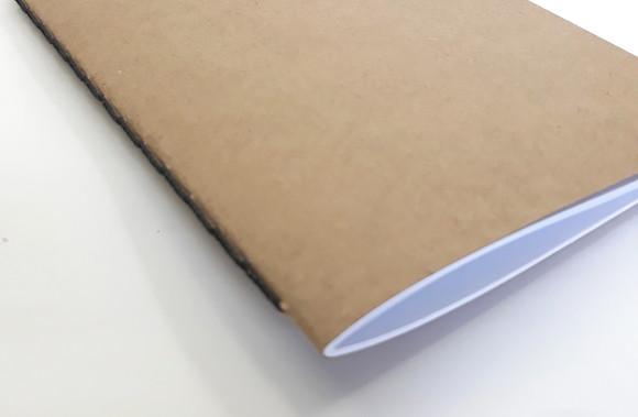 2 Cadernos Pontilhados A5 Capa Kraft
