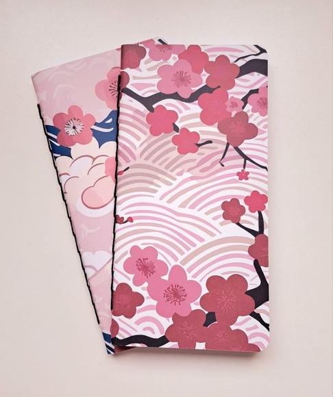 2 Cadernos Pautados Sakura Regular (10 x 20 Cm)