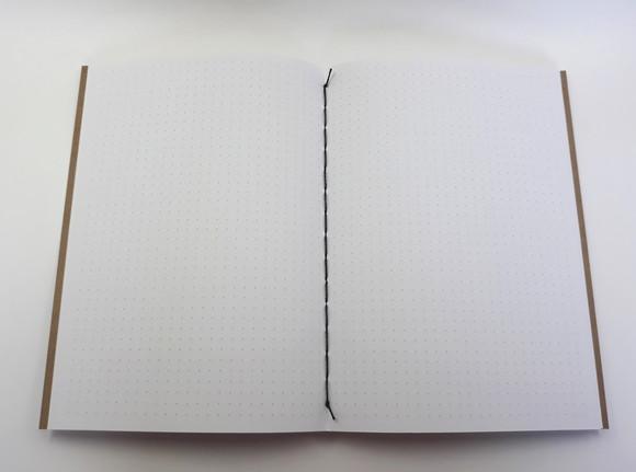 2 Cadernos Pontilhados A5 Capa Kraft