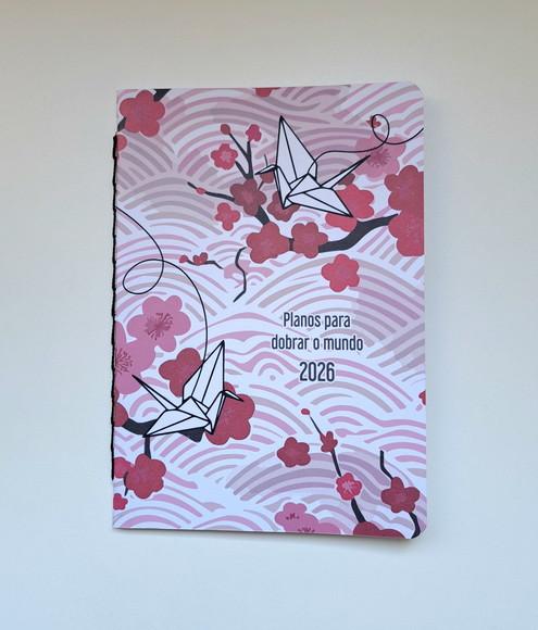 2026 Planner Mensal A5 - Tsurus Rosa