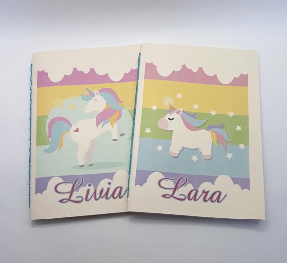 Caderno Infantil Personalizado Unicórnio A5