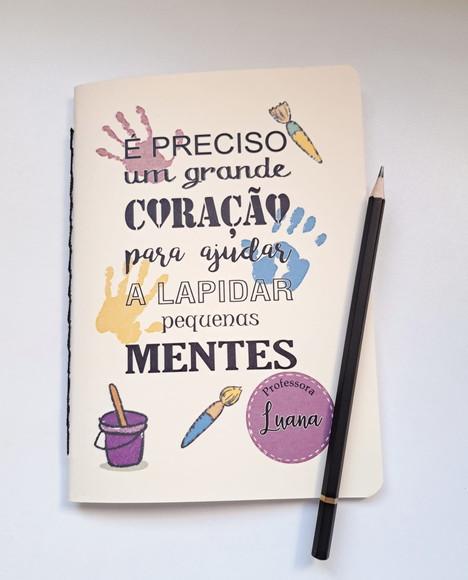 Caderno Personalizado Professor Pequenas Mentes A5