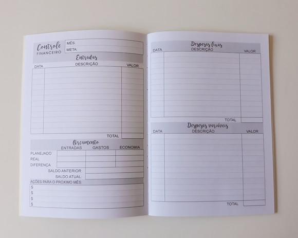 Caderno Planejamento Financeiro A5 (p/planner)