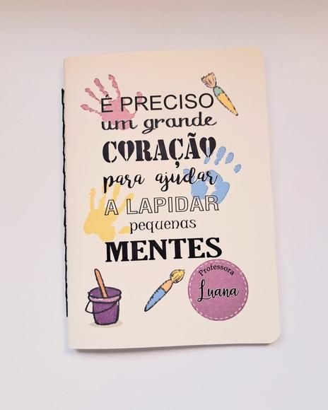 Caderno Personalizado Professor Pequenas Mentes A5