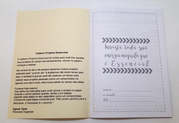 Caderno Projetos Essenciais A5 (p/Planner)