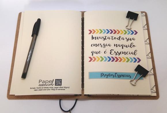 Caderno Projetos Essenciais A5 (p/Planner)