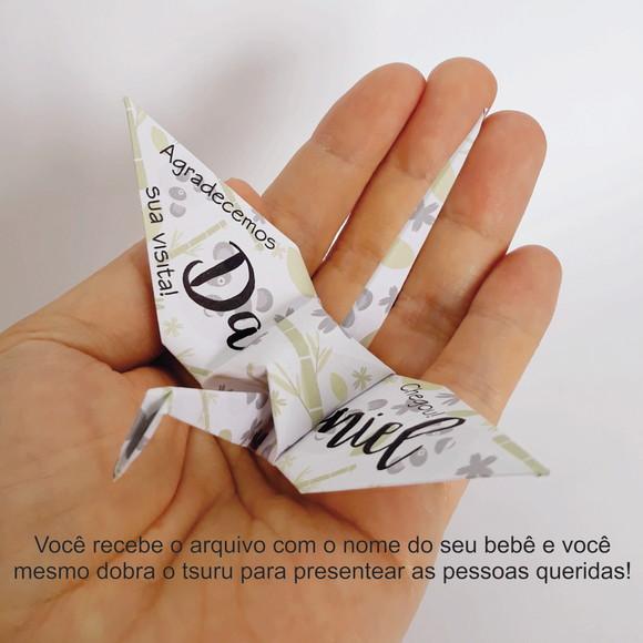 Tsuru Personalizado Panda - Arquivo Digital