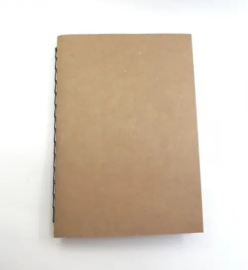 2 Cadernos Pontilhados A5 Capa Kraft