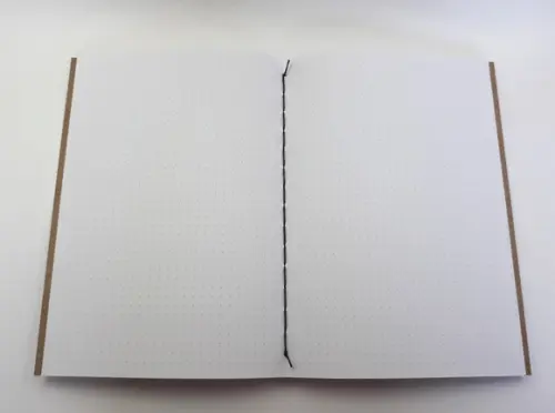 2 Cadernos Pontilhados A5 Capa Kraft