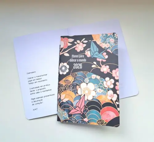2026 Planner Mensal A5 - Tsurus Floral