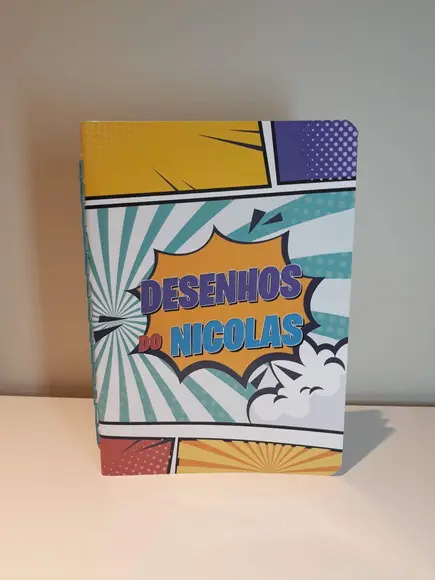 Caderno de Desenho Infantil Personalizado Hq