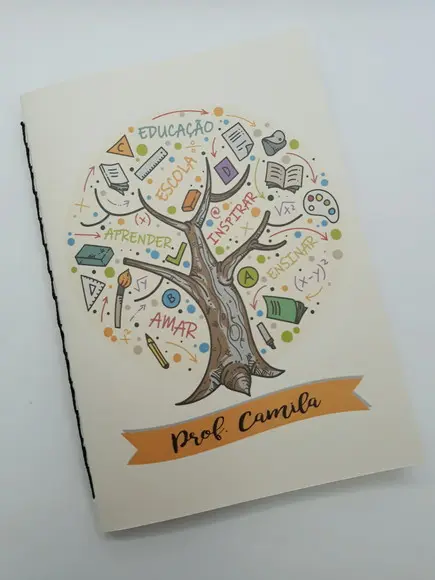 Caderno Personalizado Professor Árvore A5