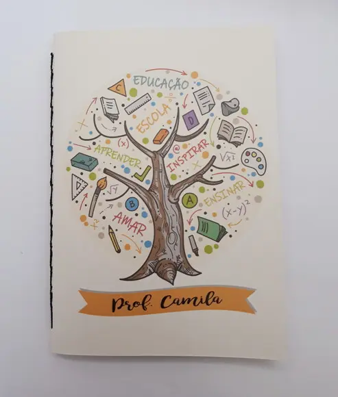 Caderno Personalizado Professor Árvore A5