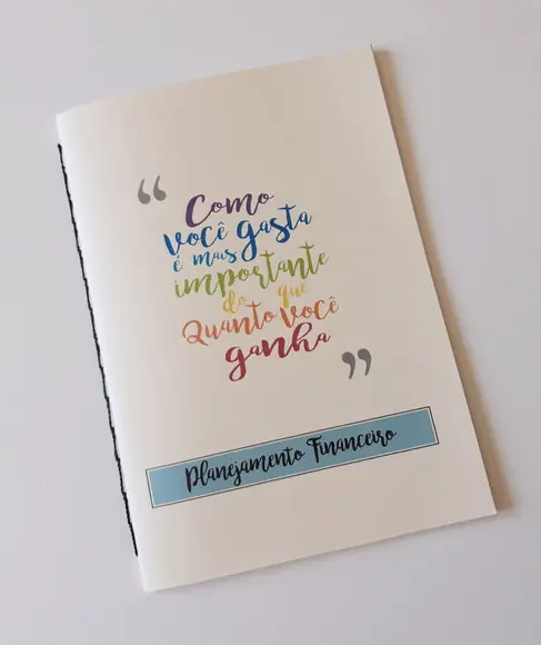 Caderno Planejamento Financeiro A5 (p/planner)